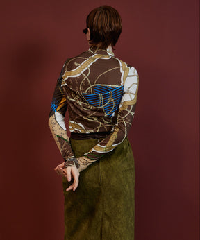 【26AUTUMN PRE-ORDER】CHAMBRE Scarf Top