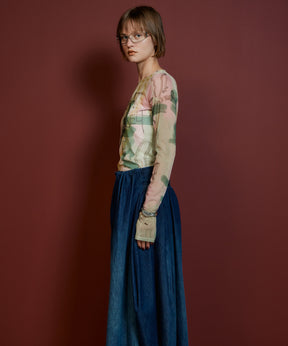 【26AUTUMN PRE-ORDER】Look at Yourself Logo Sheer Top