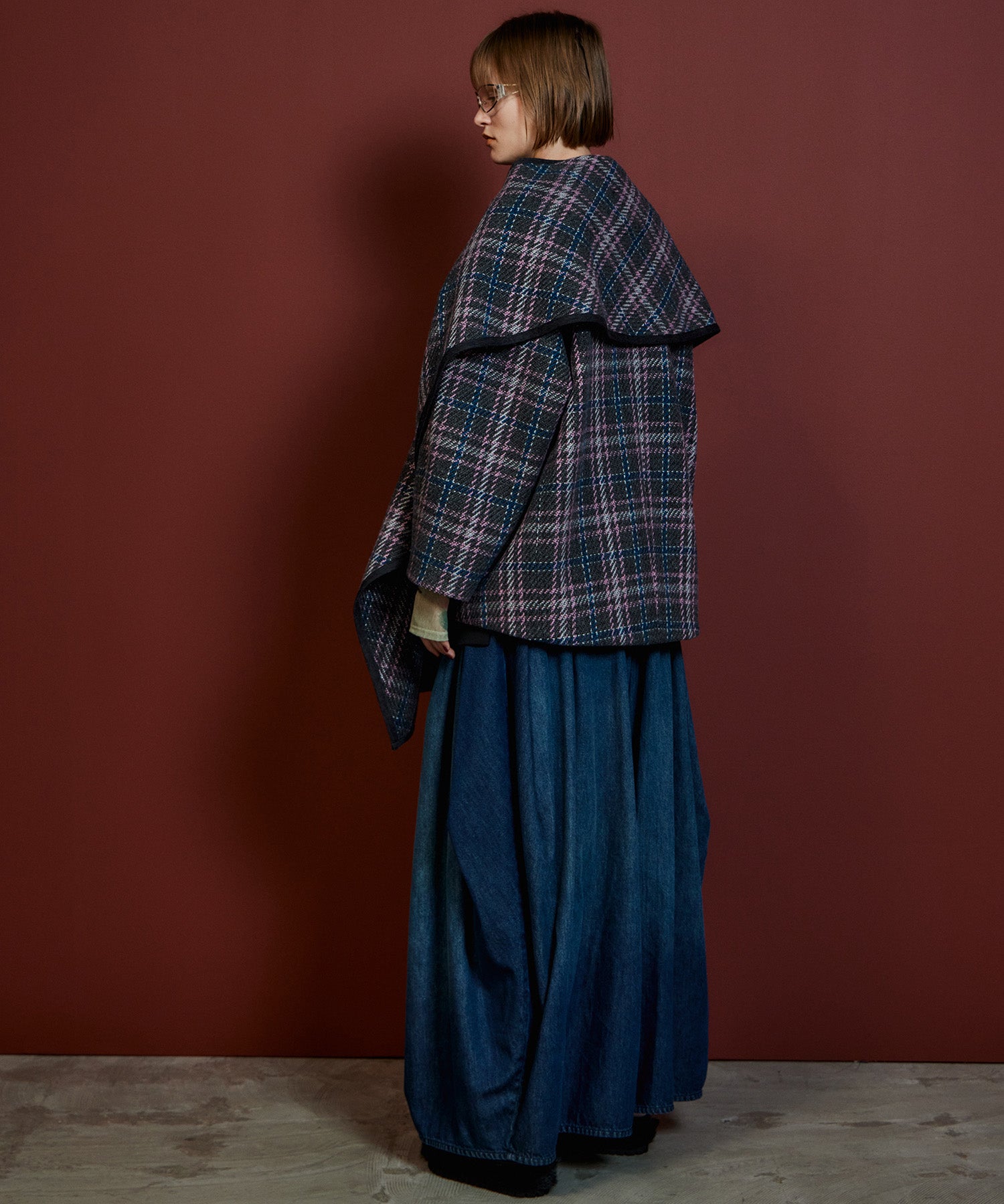 【26AUTUMN PRE-ORDER】2WAY Scarf Middle Coat