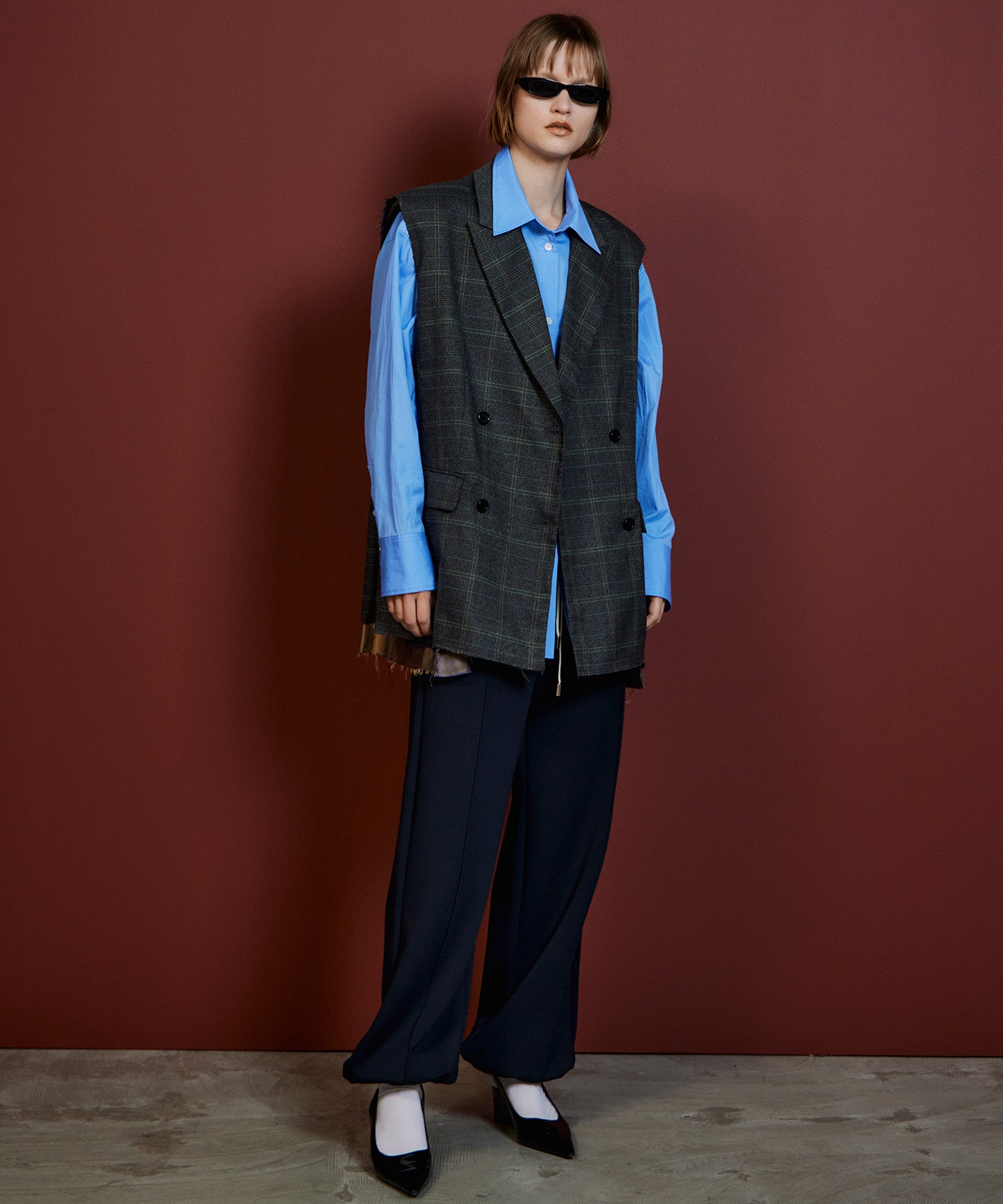 【26AUTUMN PRE-ORDER】Classic Bicolor Oversized Vest