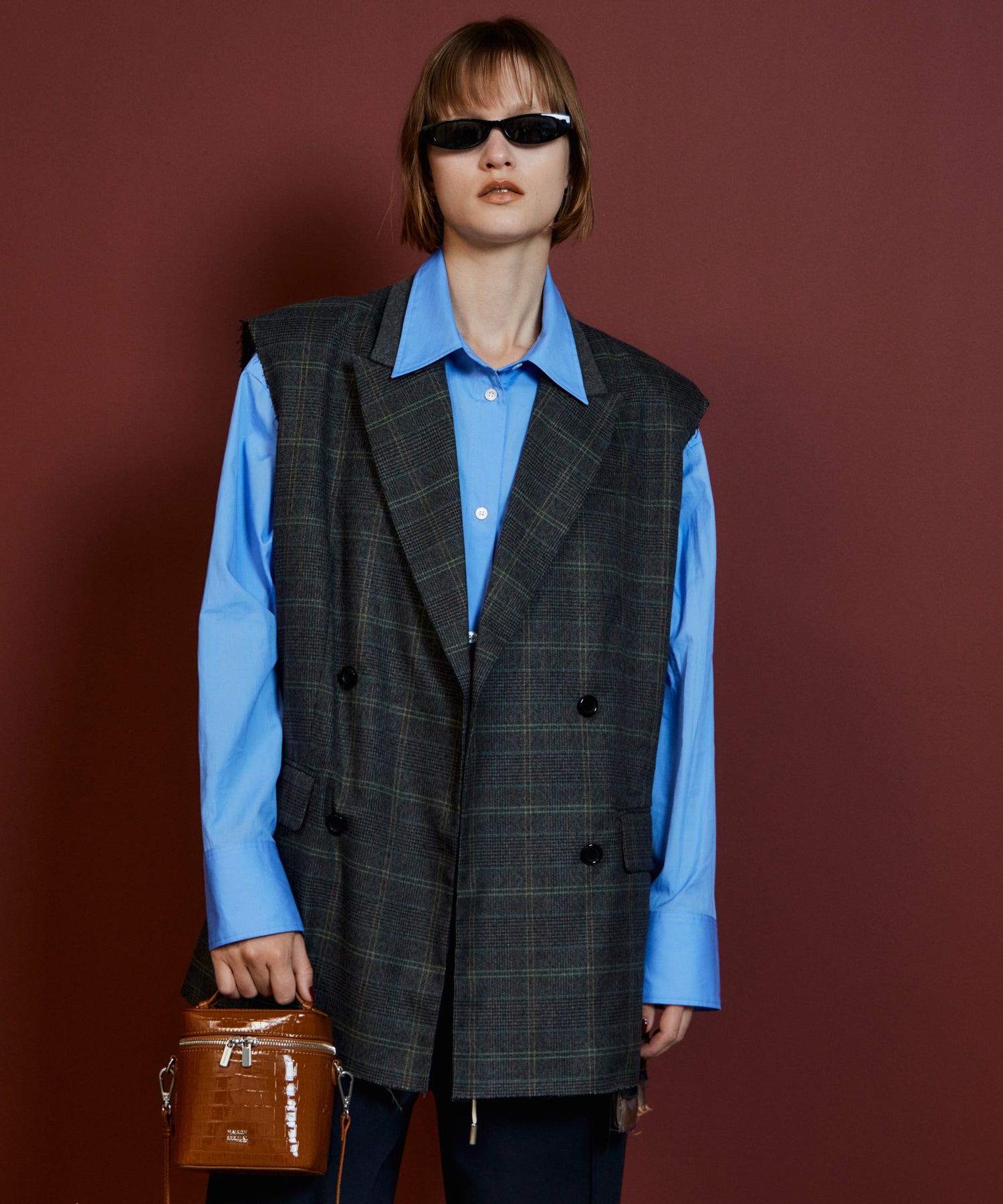【26AUTUMN PRE-ORDER】Classic Bicolor Oversized Vest