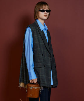 【26AUTUMN PRE-ORDER】Classic Bicolor Oversized Vest