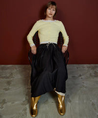 【PRE-ORDER】Waist Drawstring Pleated Skirt