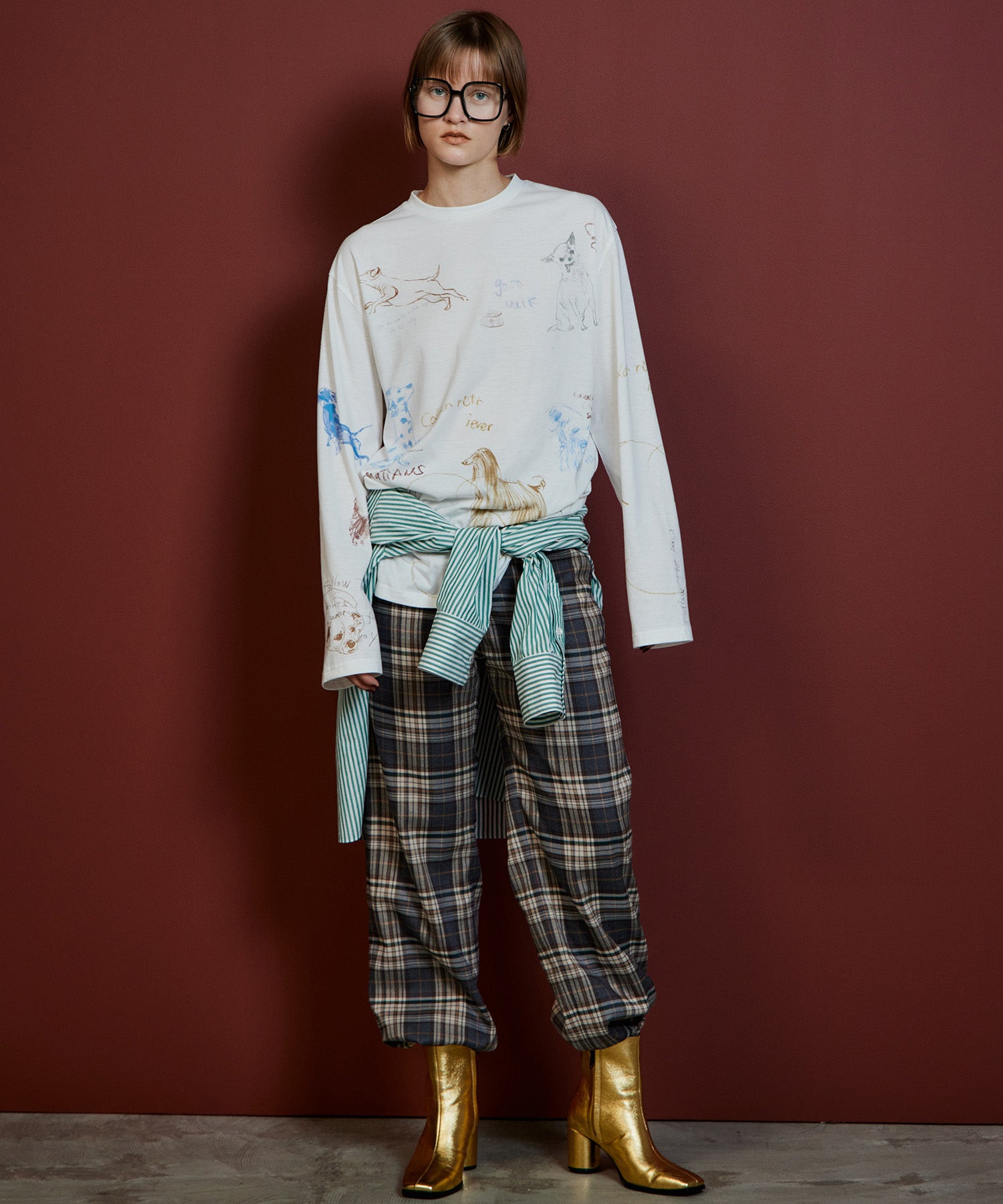 【26AUTUMN PRE-ORDER】Multi-Fabric Square Short Boots