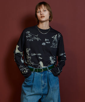 【26AUTUMN PRE-ORDER】Dog Party Long Sleeve T-Shirt
