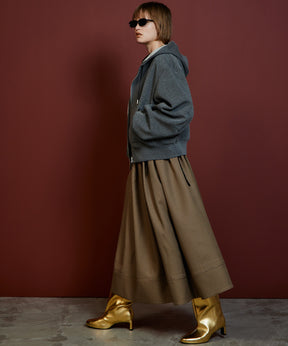 【26AUTUMN PRE-ORDER】Wide Tuck Volume Skirt