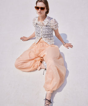 [2026Summer PRE-ORDER] Sheer Nylon Balloon Pants