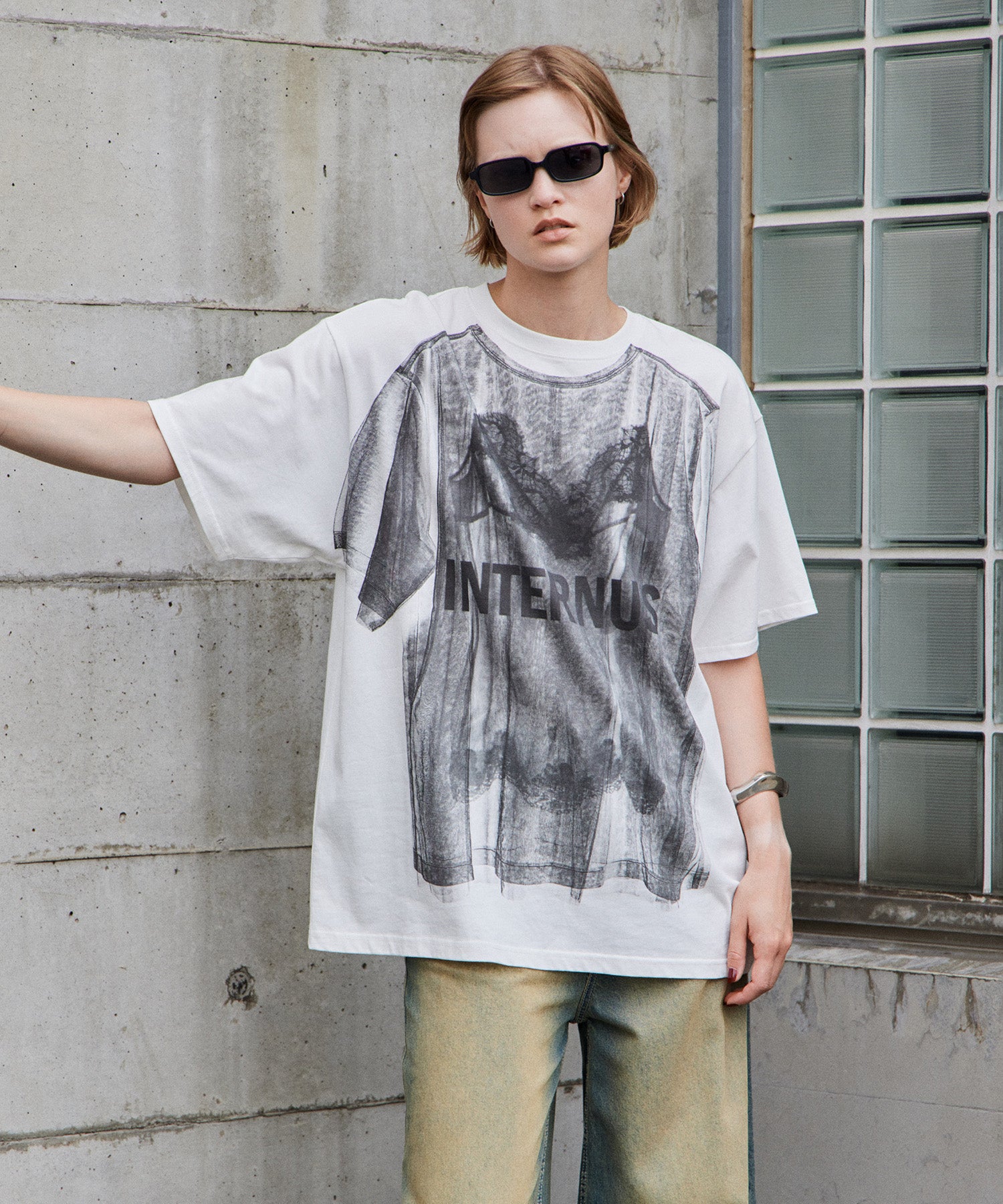 【2026Summer PRE-ORDER】Lingerie Trompe l'oeil T-Shirt