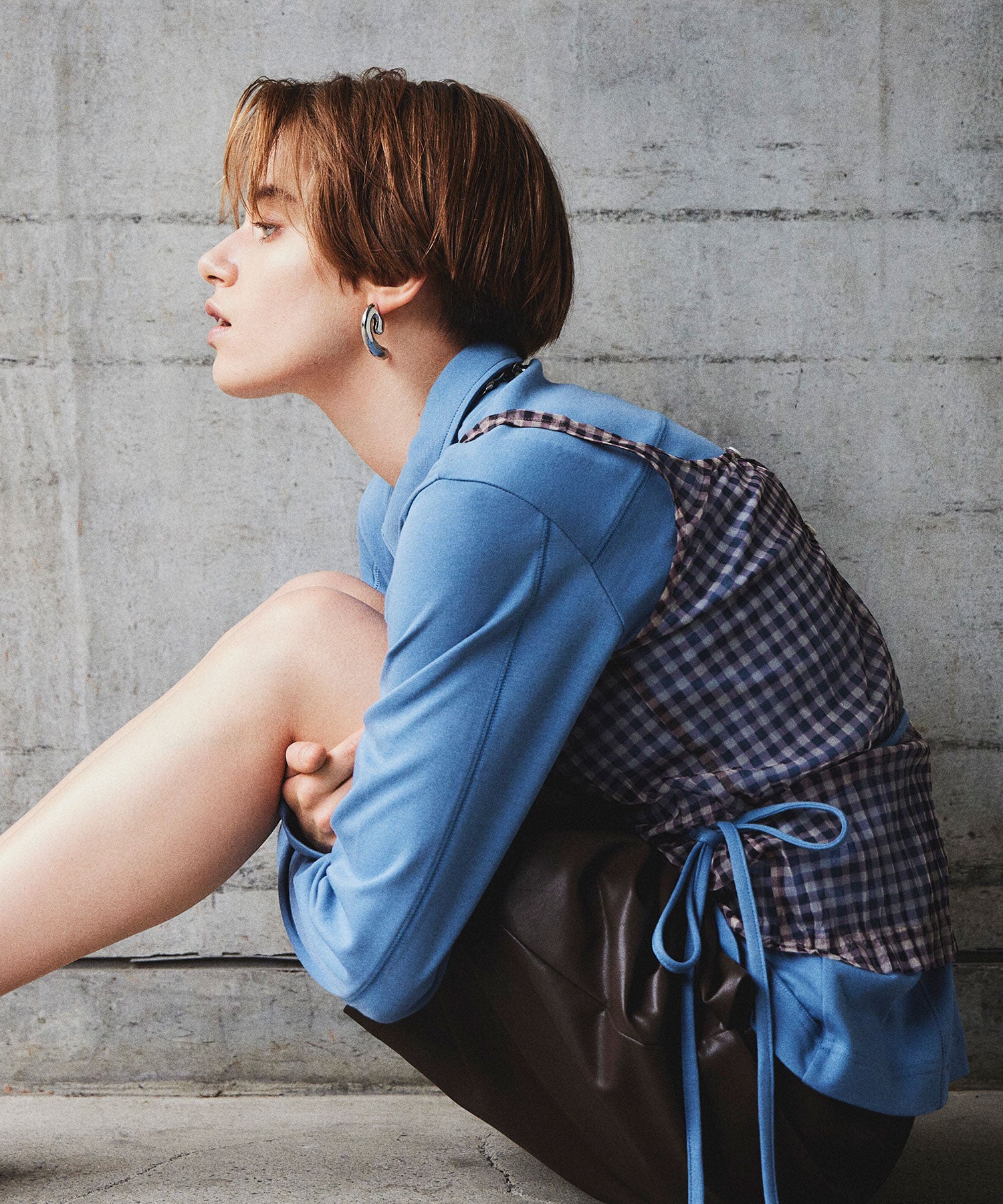 【Yurika Nakano×MAISON SPECIAL】 Candy Belt Shirt
