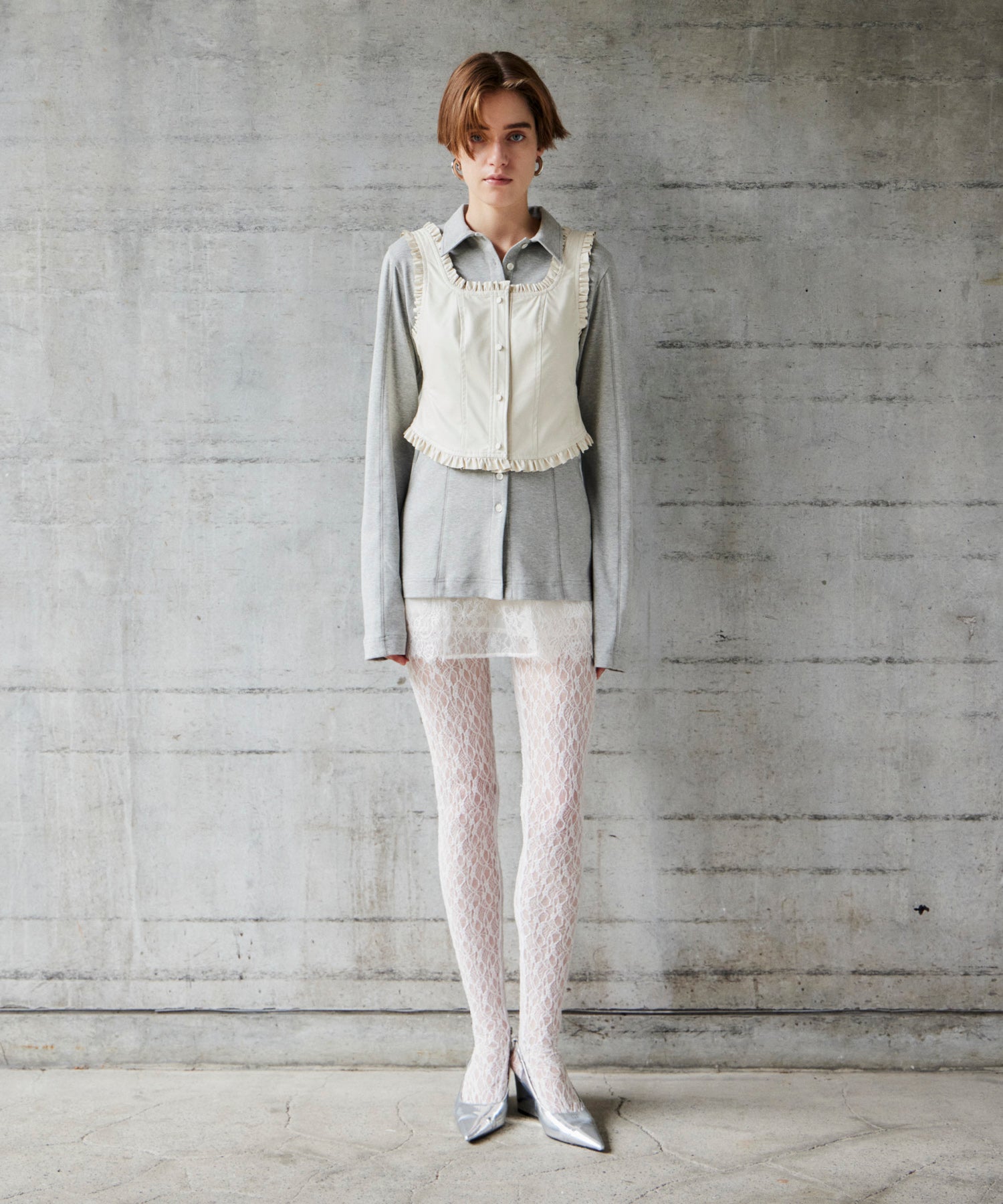 【26AUTUMN PRE-ORDER】(Yurika Nakano Collaboration) Candy Belt Shirt