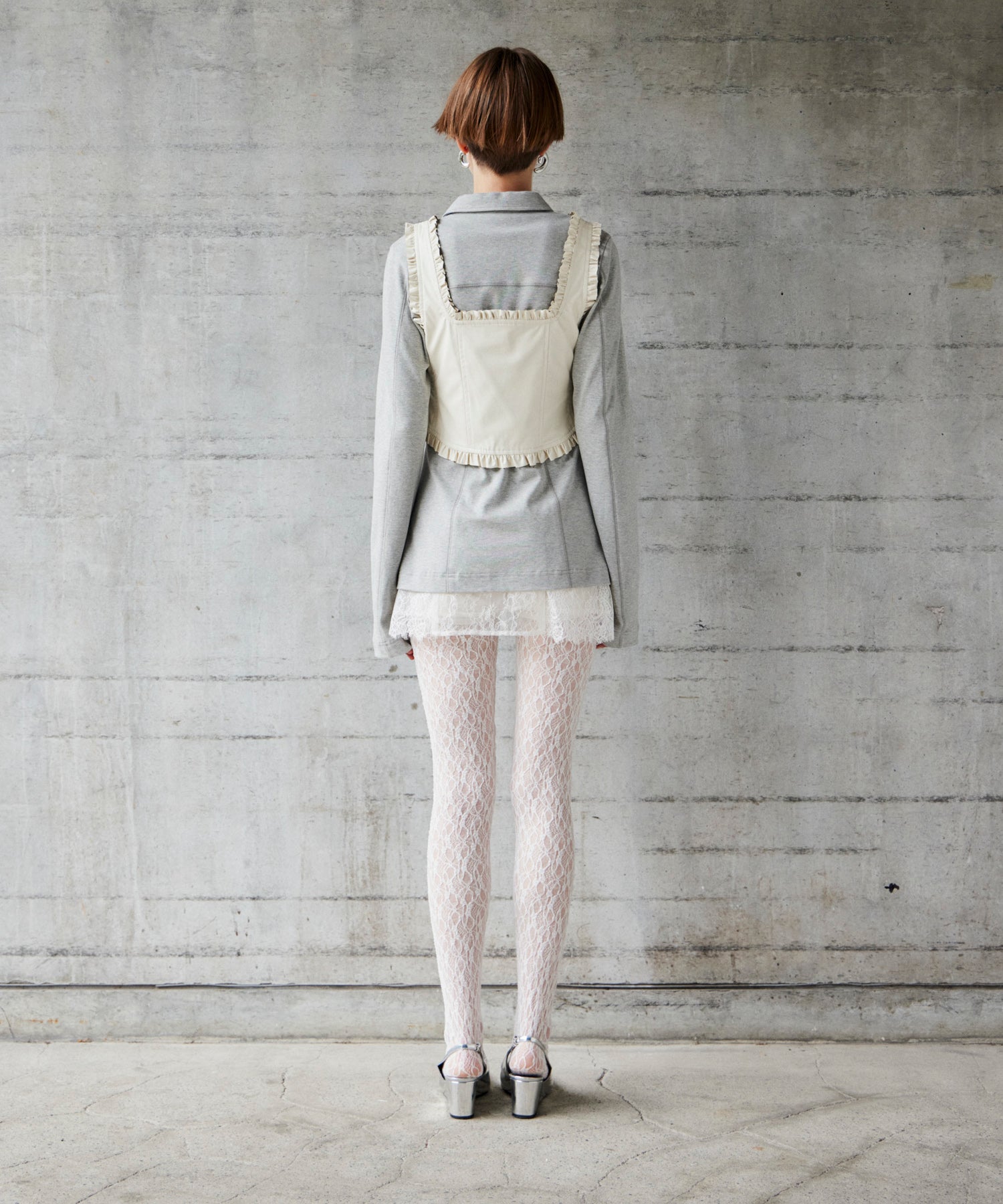 【26AUTUMN PRE-ORDER】(Yurika Nakano Collaboration) Whipped Cream Bustier