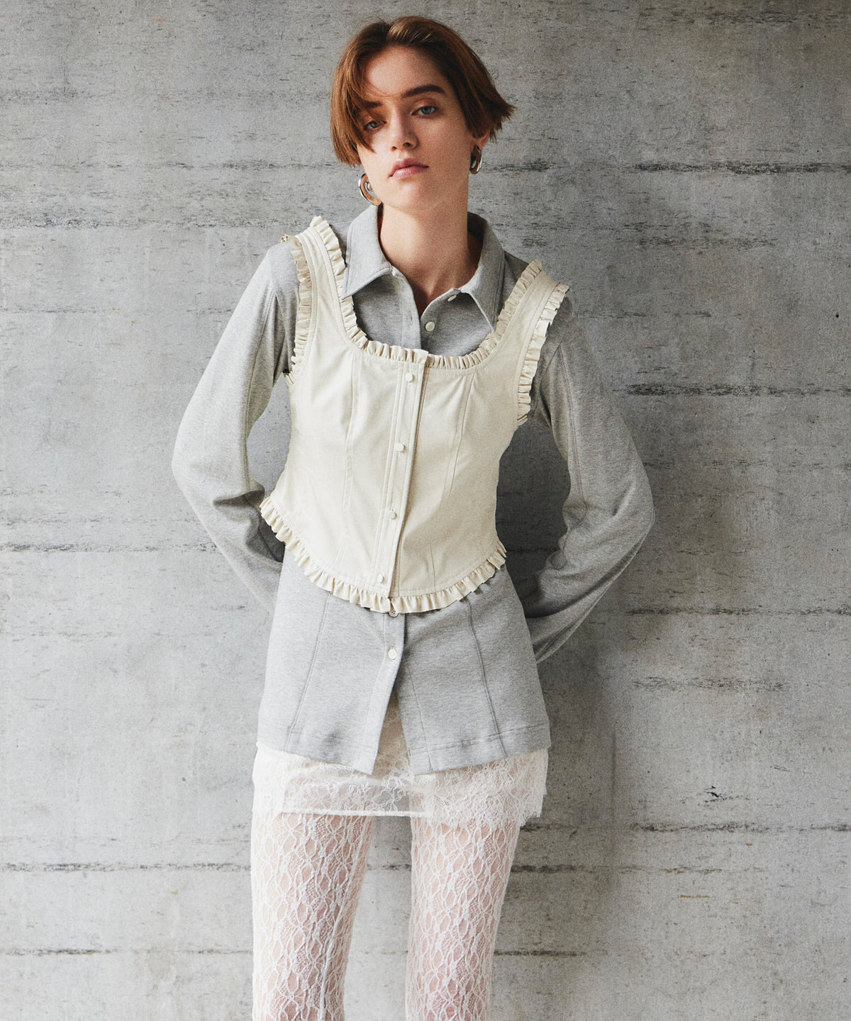 【Yurika Nakano×MAISON SPECIAL】 Whipped Cream Bustier