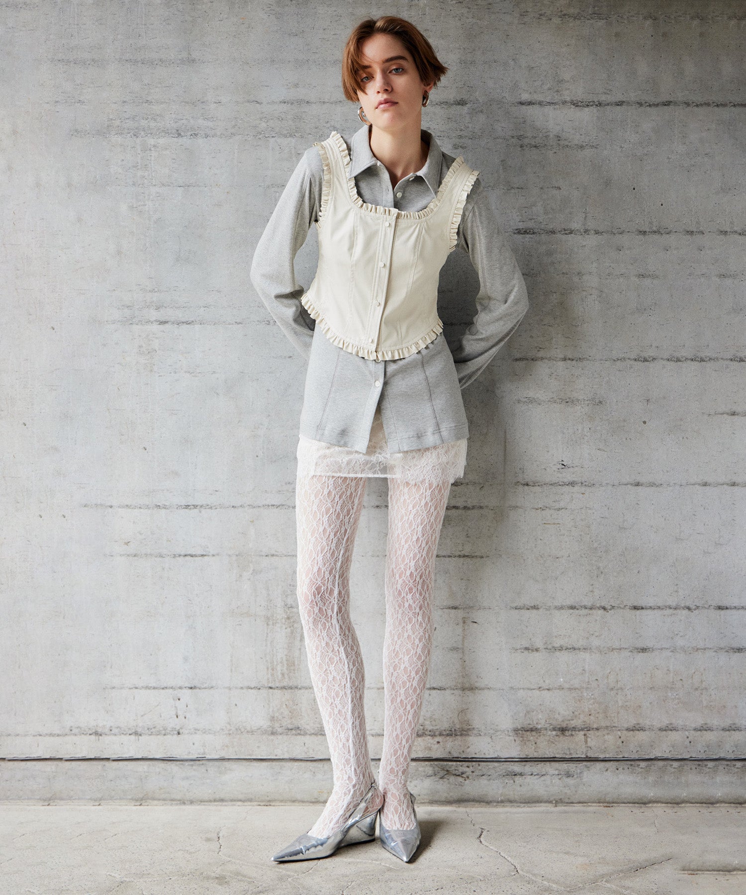 【26AUTUMN PRE-ORDER】(Yurika Nakano Collaboration) Whipped Cream Bustier