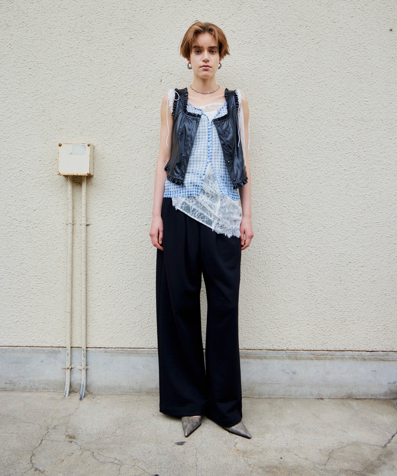 【26AUTUMN PRE-ORDER】(Yurika Nakano Collaboration) Mille-Feuille Camisole Dress