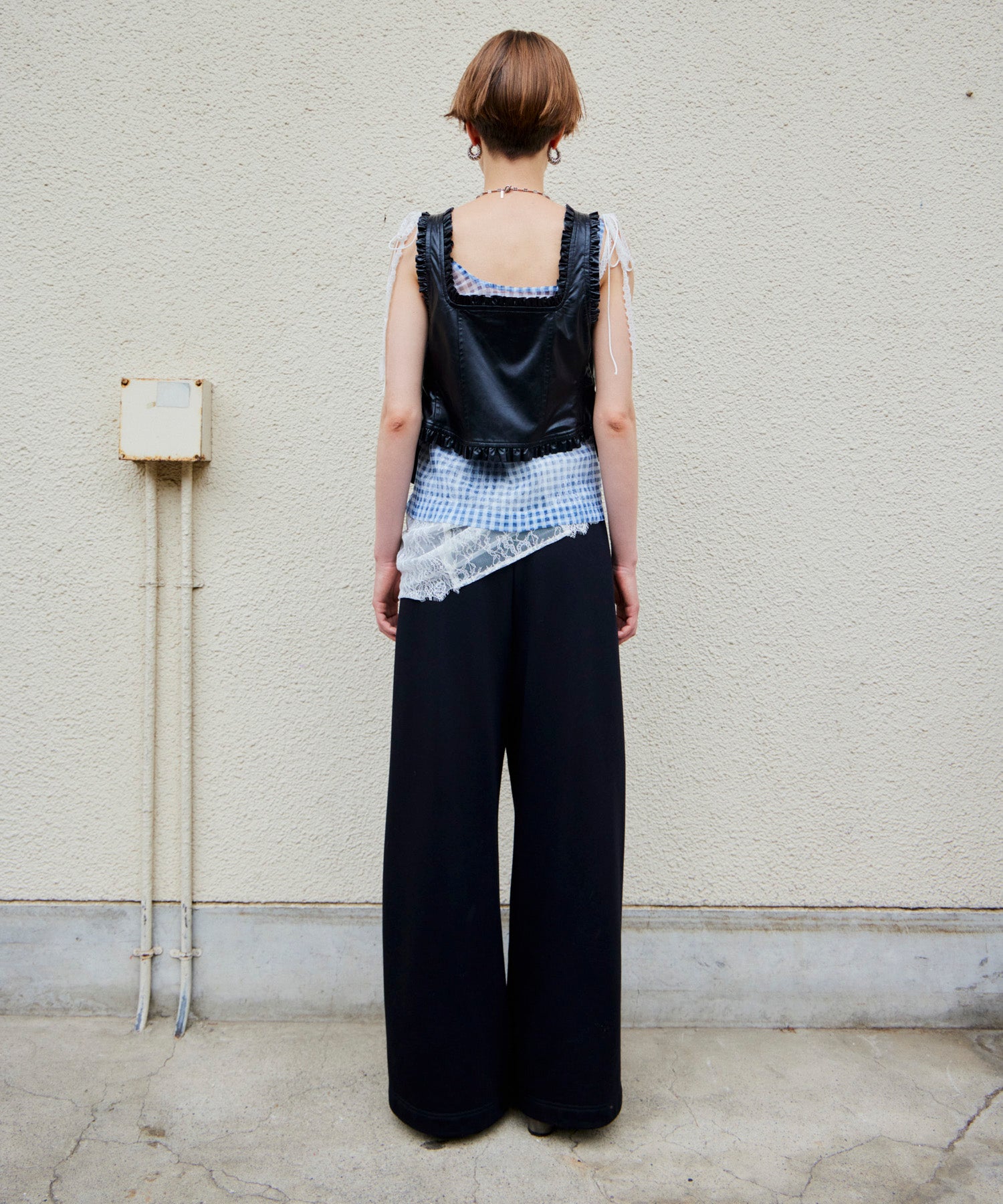 【26AUTUMN PRE-ORDER】(Yurika Nakano Collaboration) Whipped Cream Layered Pants