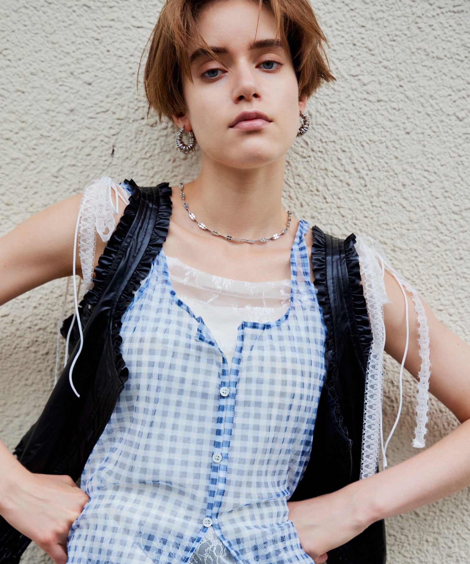 【26AUTUMN PRE-ORDER】(Yurika Nakano Collaboration) Mille-Feuille Camisole Dress