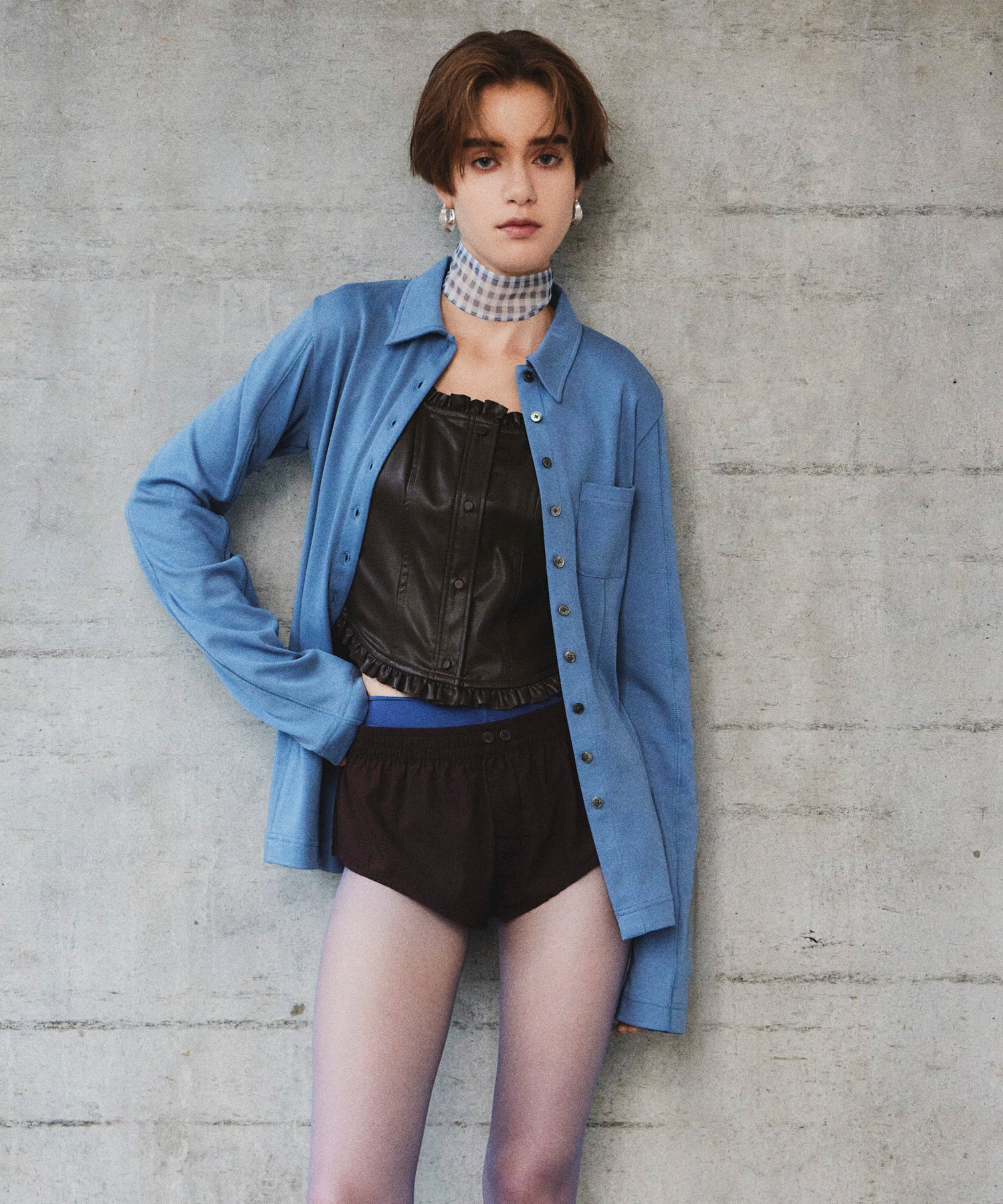 【Yurika Nakano×MAISON SPECIAL】 Candy Belt Shirt