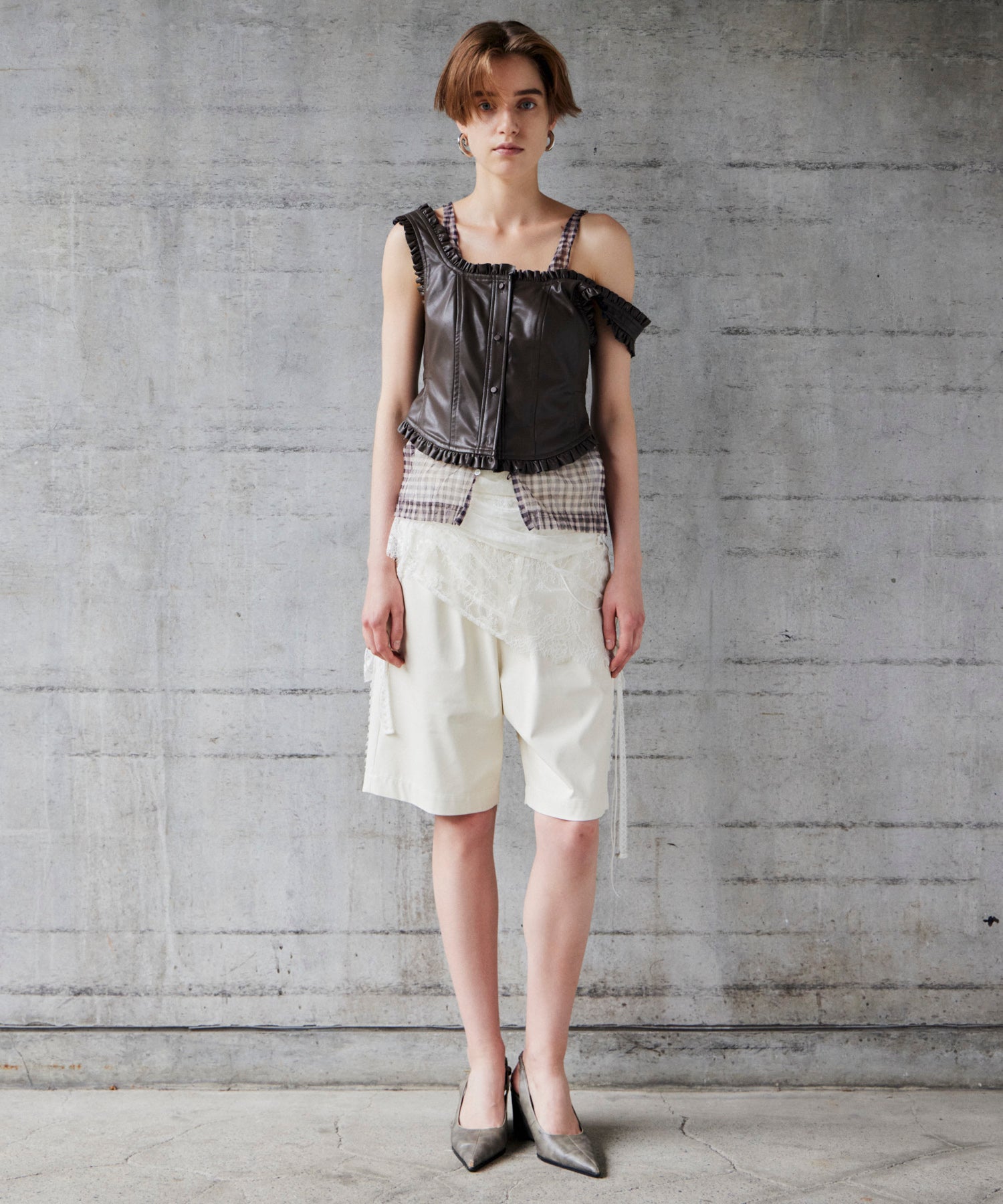 【26AUTUMN PRE-ORDER】(Yurika Nakano Collaboration) Mille-Feuille Camisole Dress