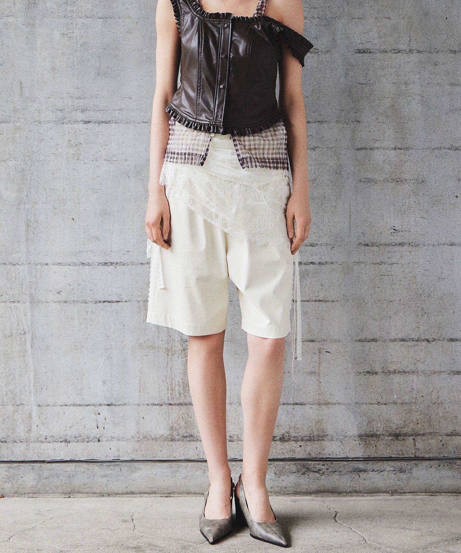 【Yurika Nakano×MAISON SPECIAL】 Whipped Cream Layered Pants
