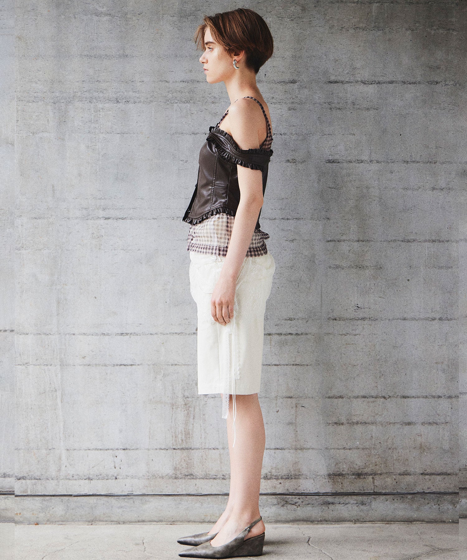 【Yurika Nakano×MAISON SPECIAL】 Whipped Cream Layered Pants