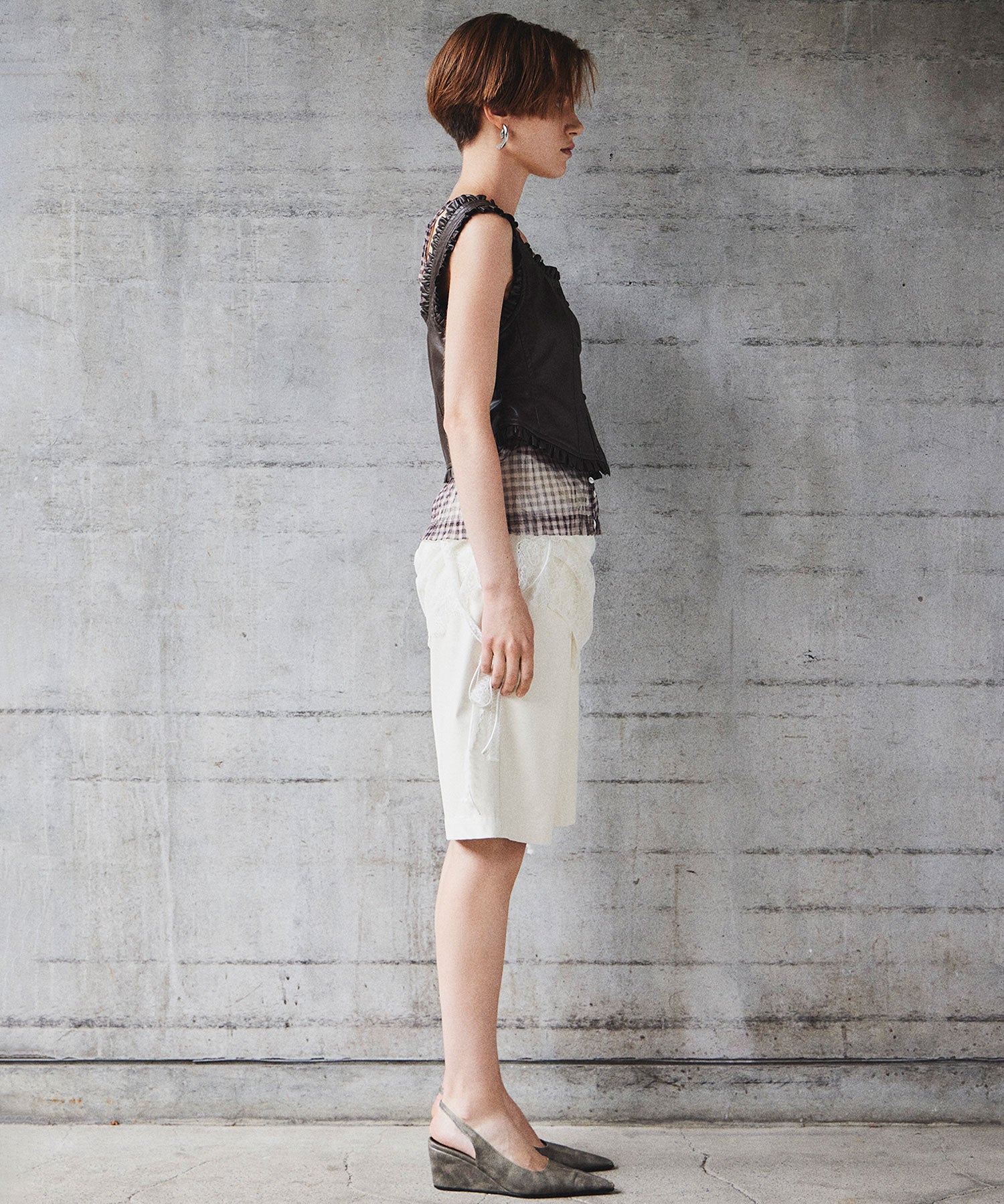 【Yurika Nakano×MAISON SPECIAL】 Whipped Cream Layered Pants