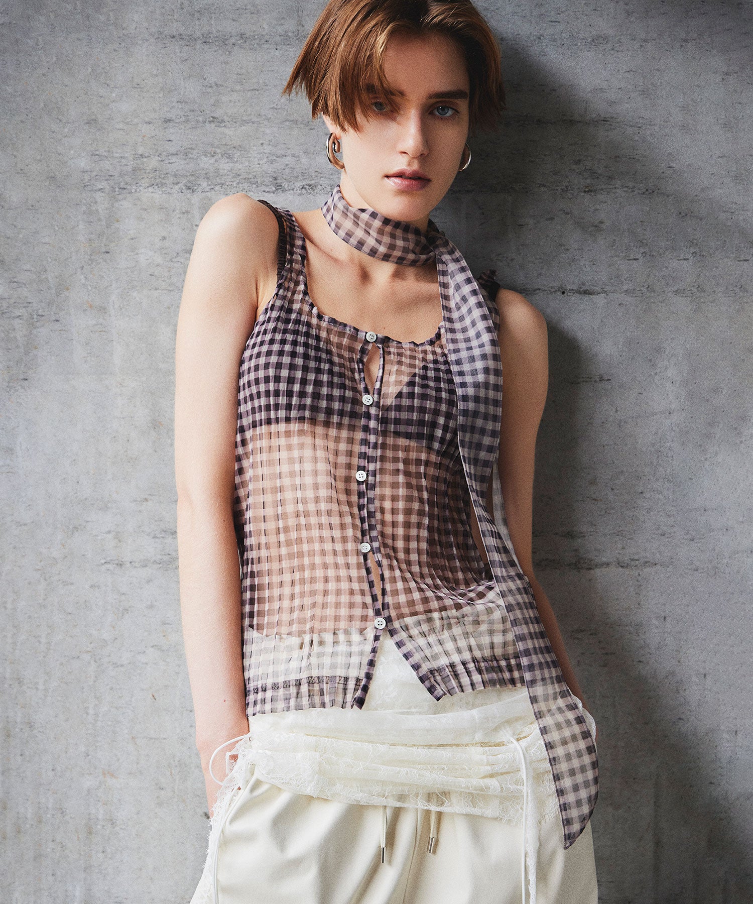 【Yurika Nakano×MAISON SPECIAL】 Mille-Feuille Camisole Dress