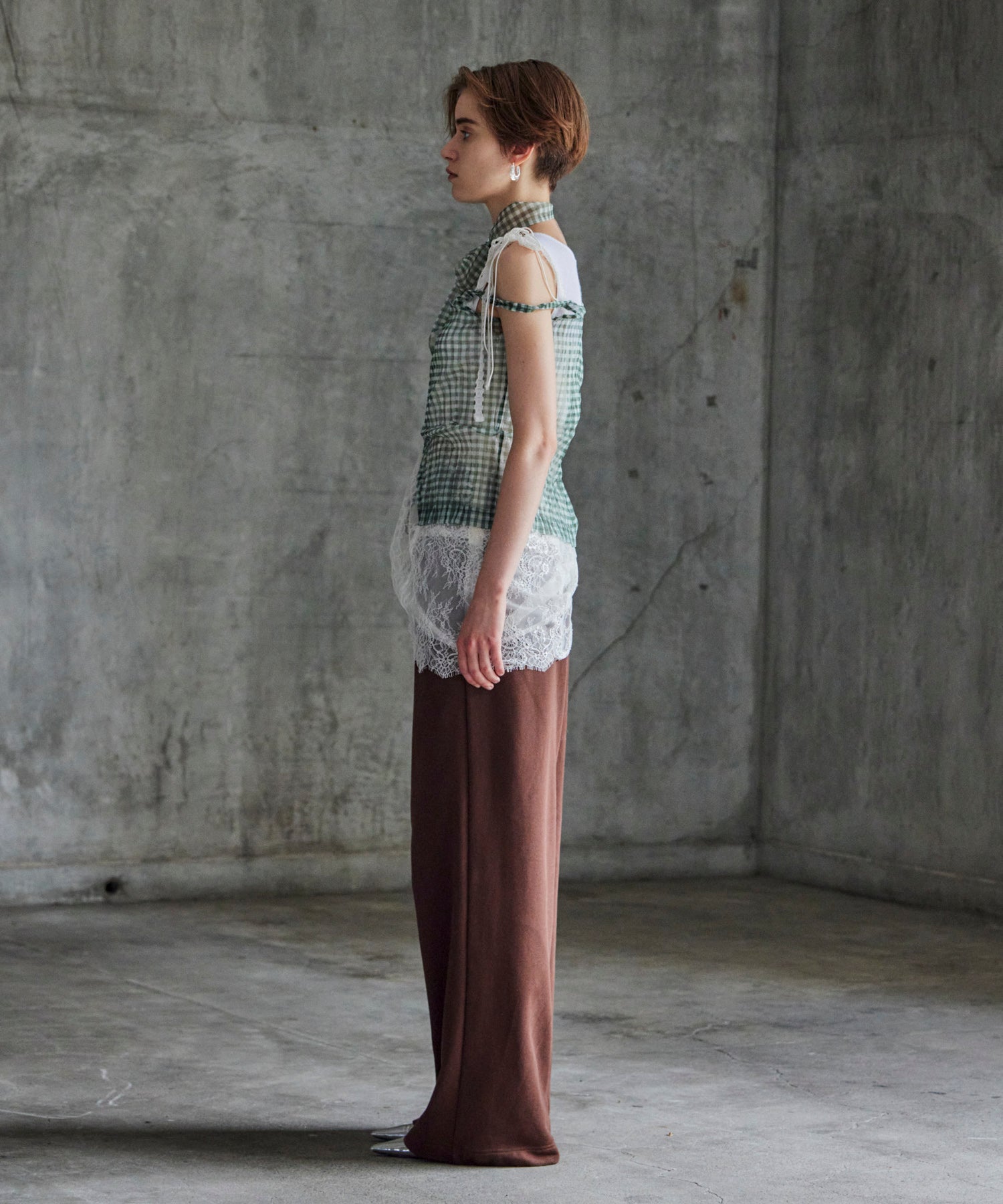 【26AUTUMN PRE-ORDER】(Yurika Nakano Collaboration) Whipped Cream Layered Pants