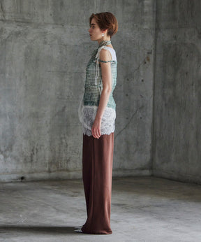 【26AUTUMN PRE-ORDER】(Yurika Nakano Collaboration) Whipped Cream Layered Pants