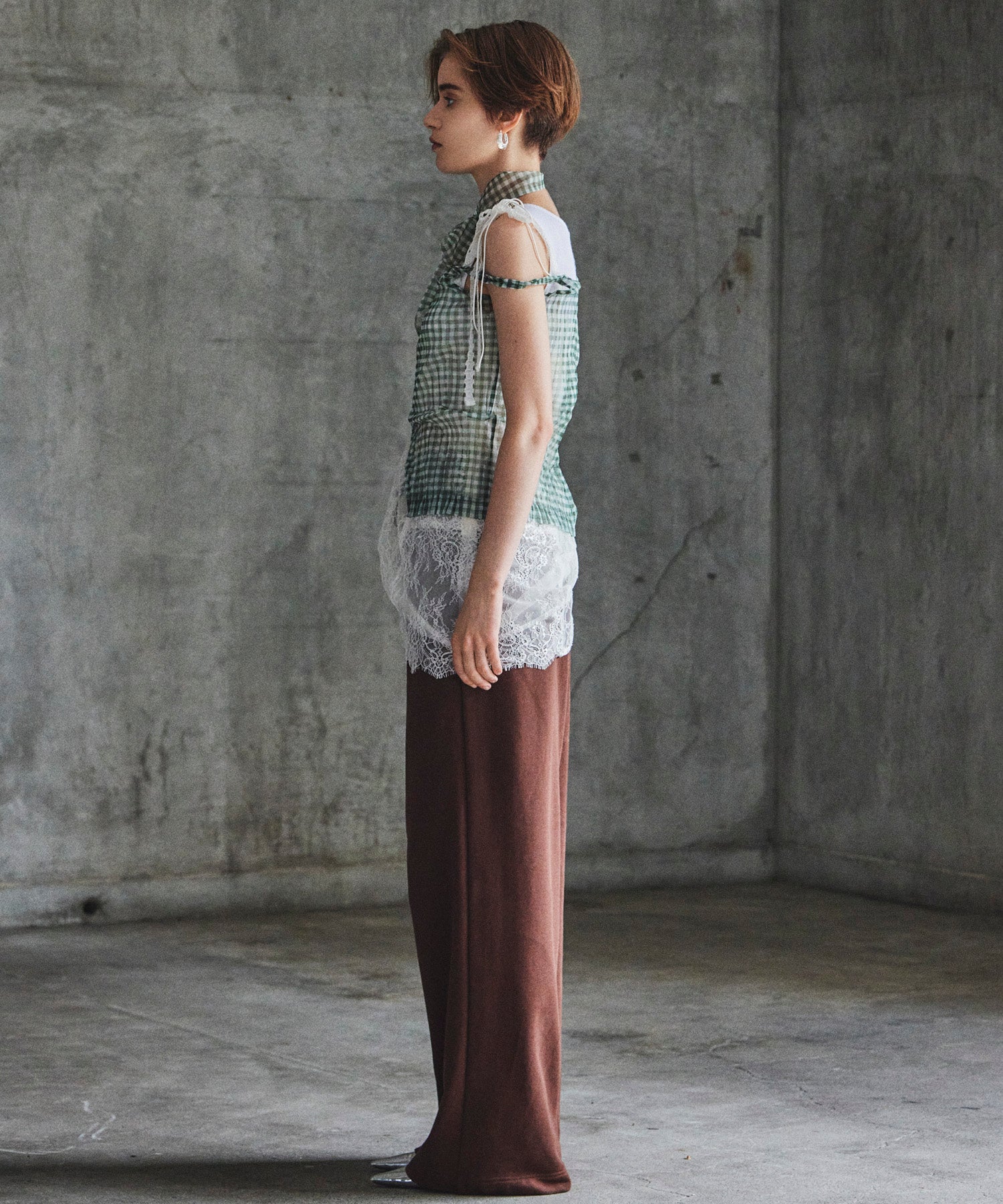 【Yurika Nakano×MAISON SPECIAL】 Whipped Cream Layered Pants