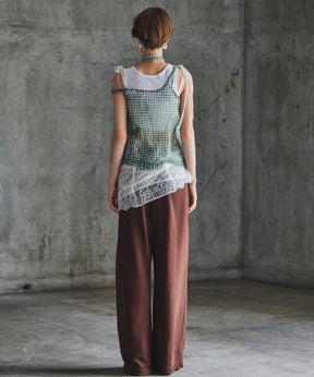 【Yurika Nakano×MAISON SPECIAL】 Whipped Cream Layered Pants