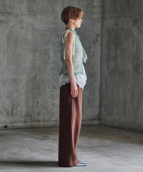 【26AUTUMN PRE-ORDER】(Yurika Nakano Collaboration) Whipped Cream Layered Pants
