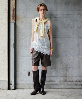 【26AUTUMN PRE-ORDER】(Yurika Nakano Collaboration) Whipped Cream Layered Pants