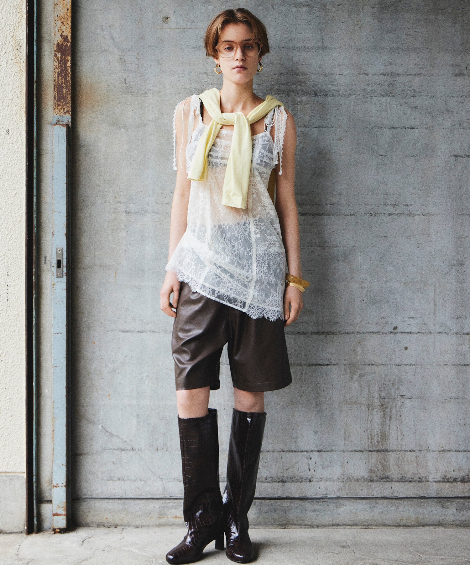 【Yurika Nakano×MAISON SPECIAL】 Whipped Cream Layered Pants