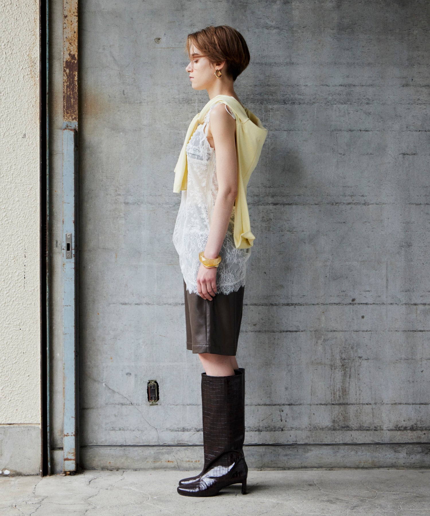 【26AUTUMN PRE-ORDER】(Yurika Nakano Collaboration) Whipped Cream Layered Pants
