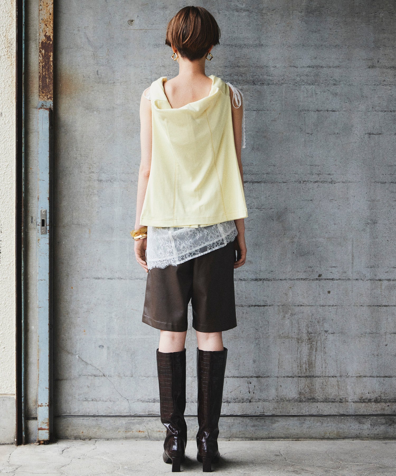 【Yurika Nakano×MAISON SPECIAL】 Whipped Cream Layered Pants