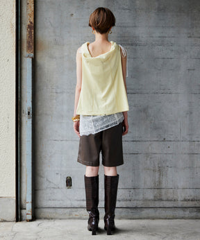 【26AUTUMN PRE-ORDER】(Yurika Nakano Collaboration) Whipped Cream Layered Pants
