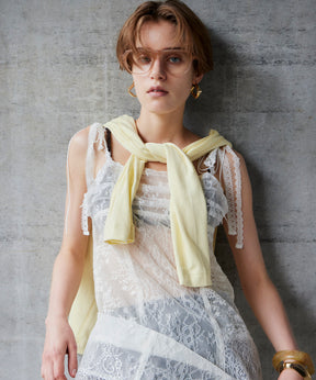 【26AUTUMN PRE-ORDER】(Yurika Nakano Collaboration) Mille-Feuille Camisole Dress