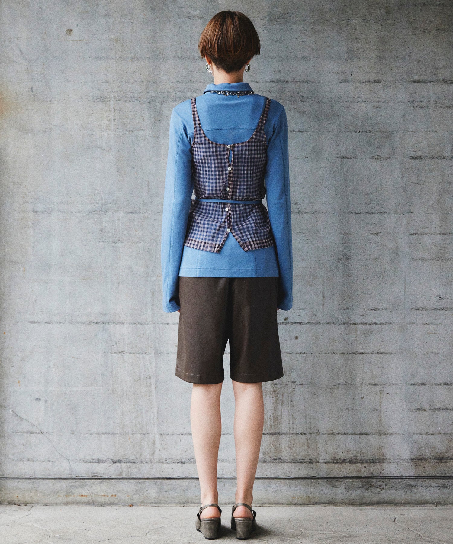 【Yurika Nakano×MAISON SPECIAL】 Candy Belt Shirt