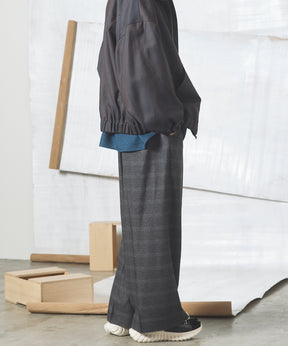 [26AW PRE-ORDER] Butcher fabric prime wide one tuck slacks