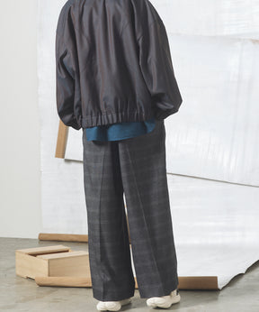 [26AW PRE-ORDER] Butcher fabric prime wide one tuck slacks