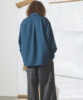 【26AW PRE-ORDER】Tweed Prime-Over Long Sleeve Shirt