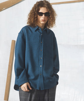 【26AW PRE-ORDER】Tweed Prime-Over Long Sleeve Shirt