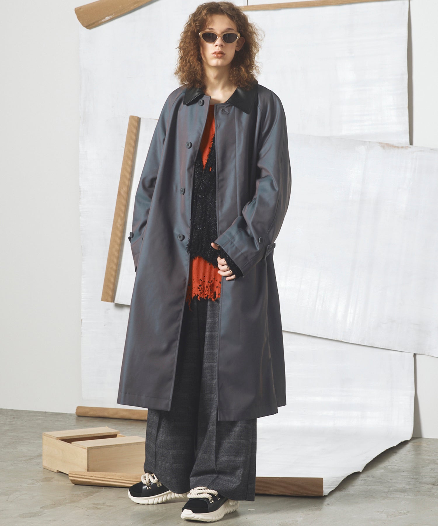 【26AW PRE-ORDER】ツイードニットプライムオーバーカーディガン