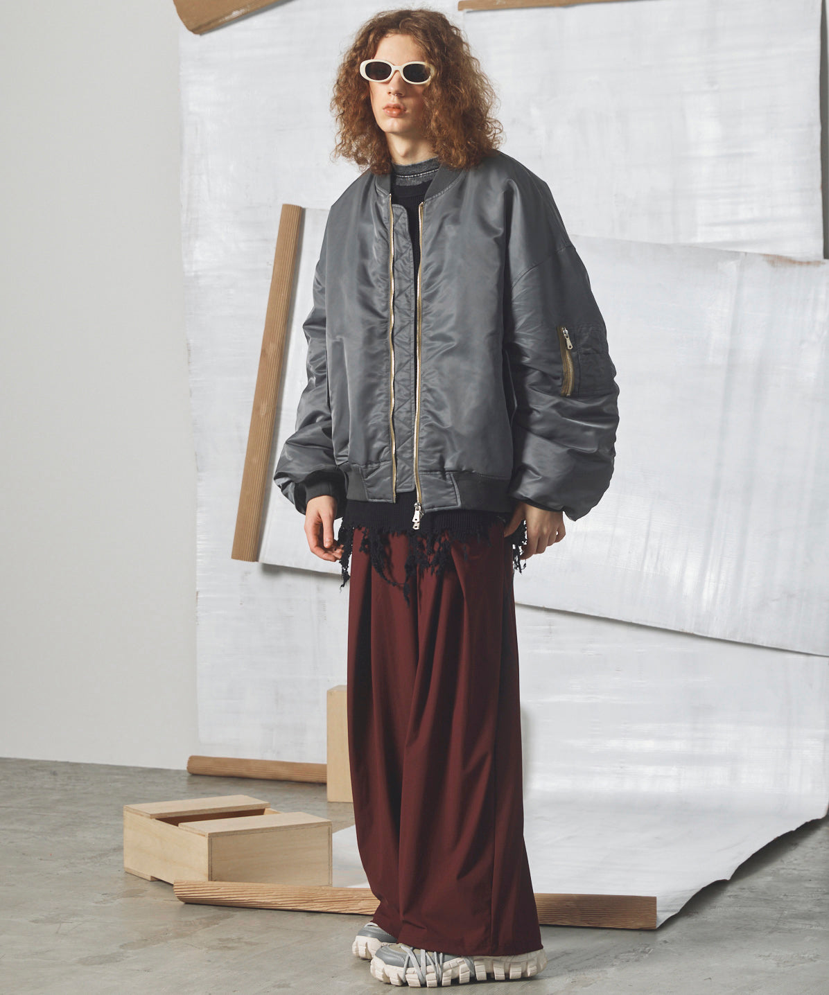 【26AW PRE-ORDER】Prime-Over Nylon MA-1 Bomber Jacket