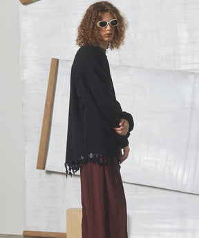 【26AW PRE-ORDER】Destructive Damage Prime-Over Long Sleeve Waffle T-Shirt