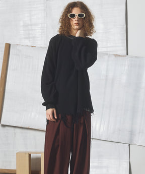 【26AW PRE-ORDER】Destructive Damage Prime-Over Long Sleeve Waffle T-Shirt