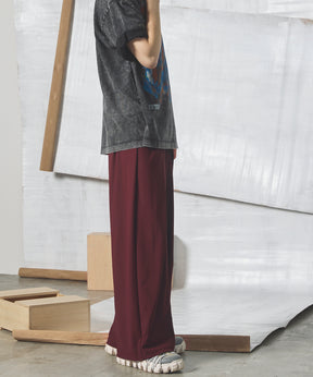 [26SS PRE-ORDER] Airy Striped Gabardine Prime-Wide Two-tuck Pants