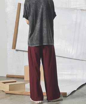 [26SS PRE-ORDER] Airy Striped Gabardine Prime-Wide Two-tuck Pants