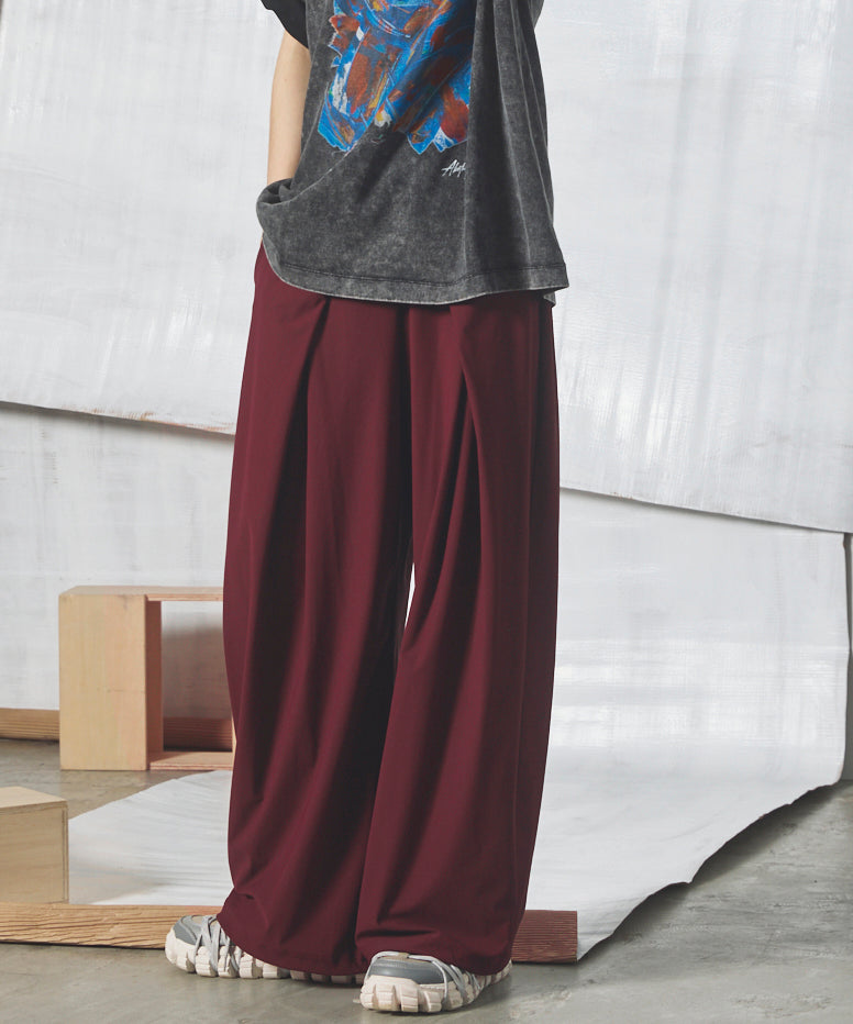 【26SS PRE-ORDER】Comfortable Clothes Prime-Wide HAKAMA Tuck Pants