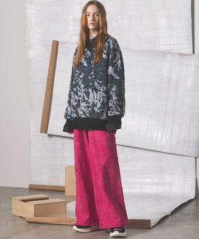 【26AW PRE-ORDER】Abstract Pattern Prime-Over V-neck Knit Tops